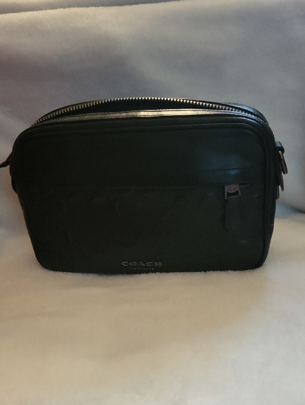 Coach Black Men's Toiletry Dopp Kit